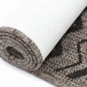 Modern Geometric Rug - Neutral Color, Low-Maintaince for Elegant Living