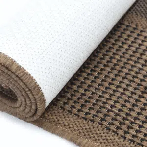 Sisalo Beige Patchwork Ikat Rug - Low-Maintenance, Durable, Neutral Color, Flatweave, Easy Install