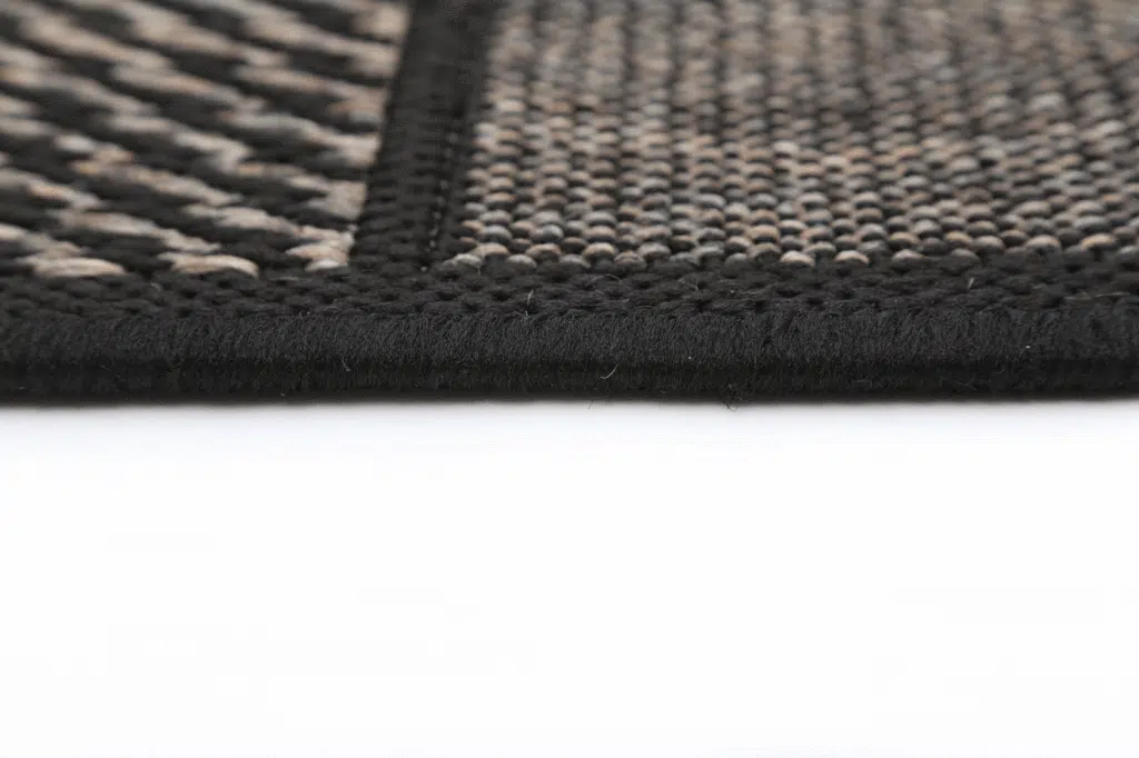 Sisalo Grey Square Ikat Rug - Low Maintenance, Neutral, Timeless, Durable, Global Craftsmanship