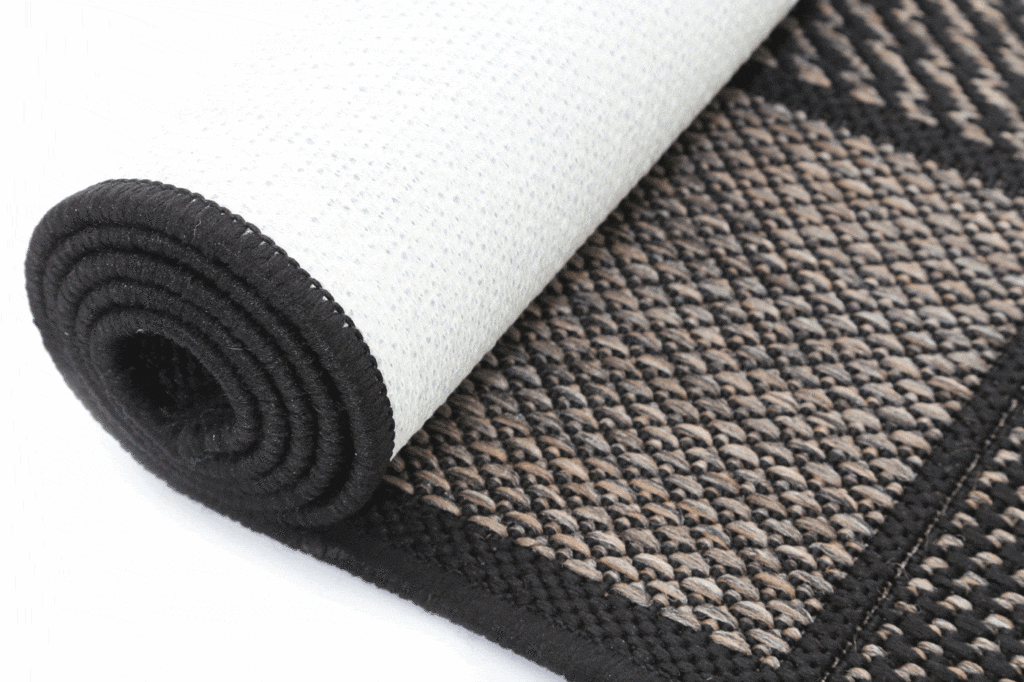 Sisalo Grey Square Ikat Rug Neutral Color Palette Timeless Aesthetic