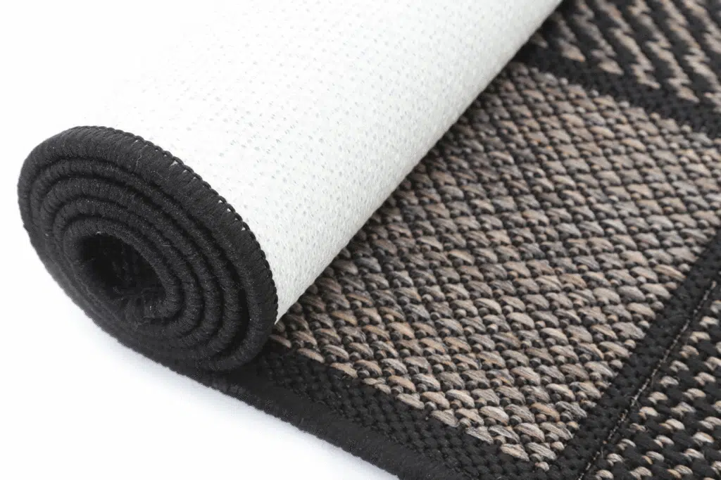 Sisalo Grey Square Ikat Rug Neutral Color Palette Timeless Aesthetic