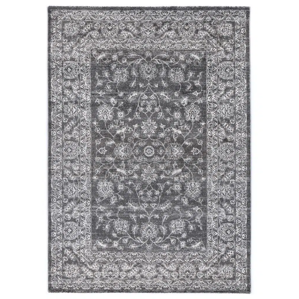 Salsa Dorian Grey Transitional Rug - Durable Polypropylene Rug with Turkish Manufacturing, Various Sizes & Shapes for Home & Office Use.
