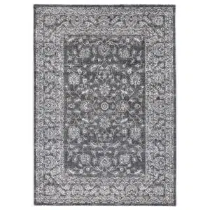 Salsa Dorian Grey Transitional Rug - Durable Polypropylene Rug with Turkish Manufacturing, Various Sizes & Shapes for Home & Office Use.