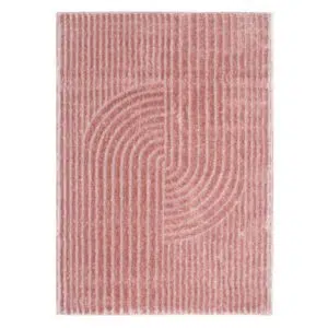 Tender Dior Blush Shag Rug 20mm Pile Textured Elegance