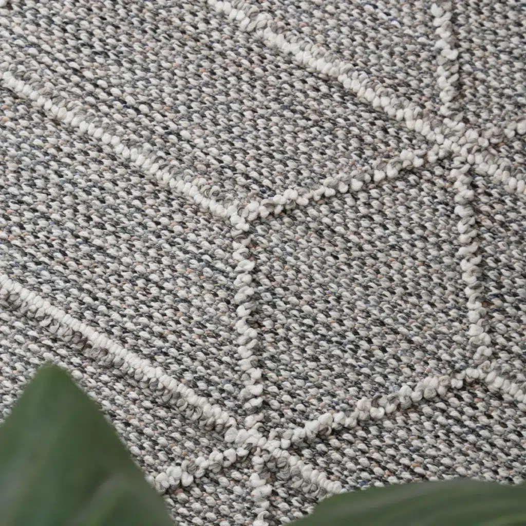 Vanuatu Totori Ash Geometric Flatweave Rug durable stylish design easy maintenance indoor outdoor use