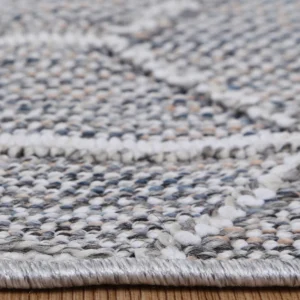 Vanuatu Sikua Grey Geometric Flatweave Rug elegant durable design for indoor outdoor use soft texture easy clean flatwoven craftsmanship