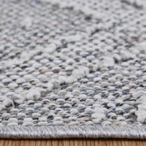 Vanuatu Vouza Grey Geometric Flatweave Rug versatile indoor outdoor use stylish durable design easy clean modern flatwoven pattern