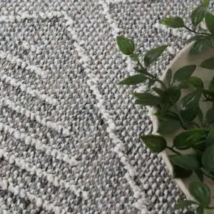 Vanuatu Vouza Grey Geometric Flatweave Rug durable stylish indoor outdoor use easy clean modern design