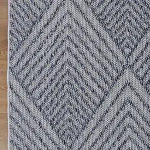 vanuatu naka charcoal geometric flatweave indoor outdoor easy clean rug