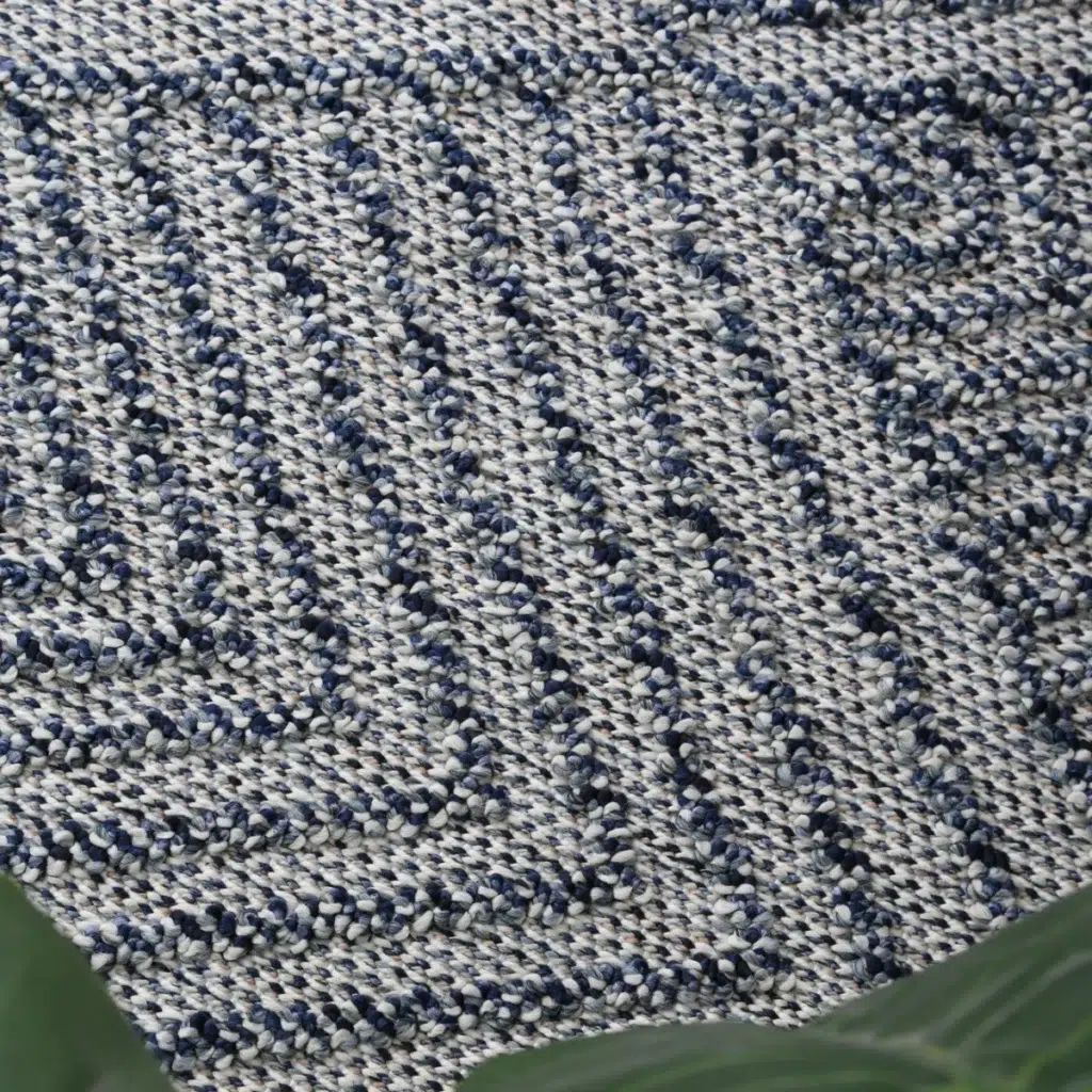 Vanuatu Naka charcoal geometric flatweave rug for easy indoor outdoor cleaning