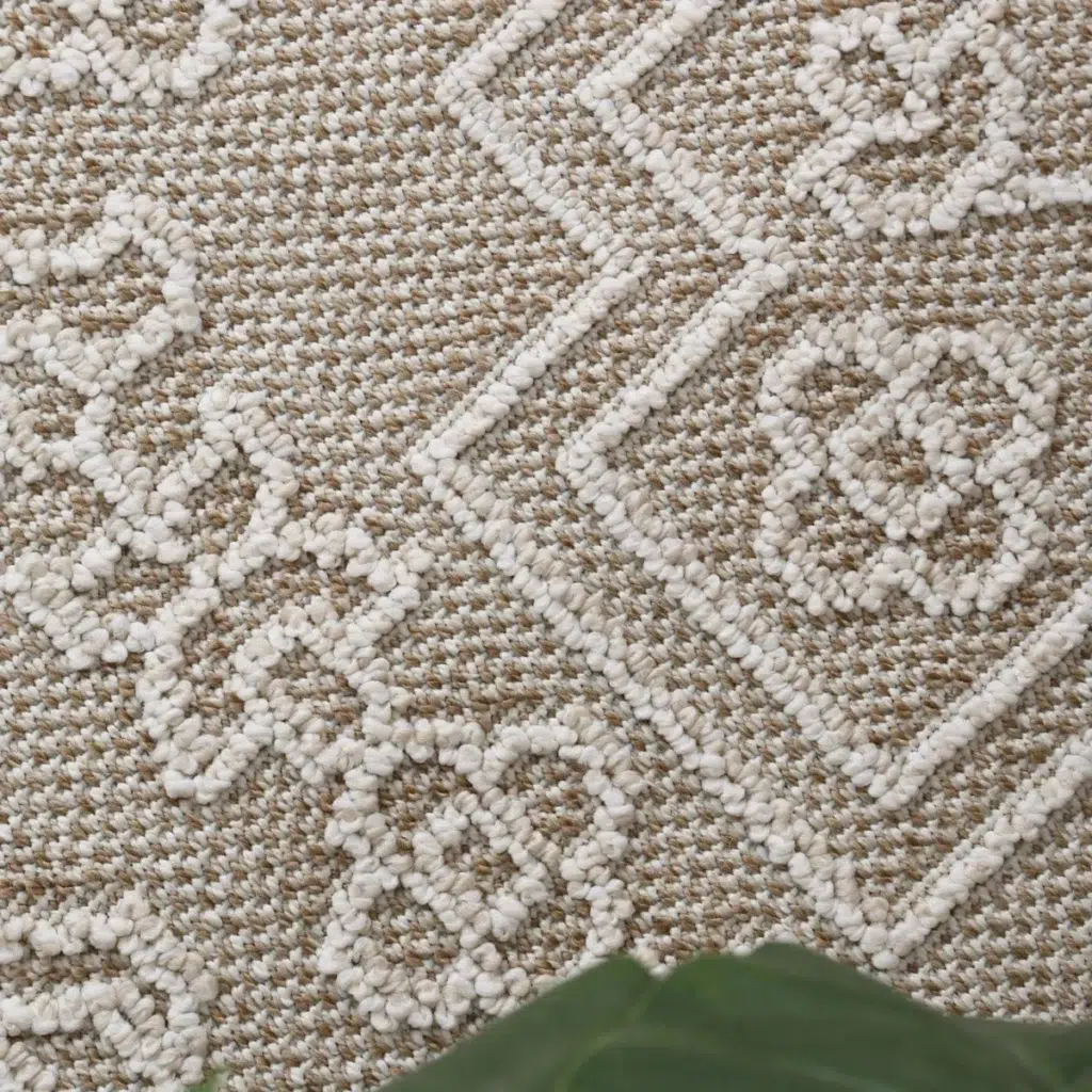 Vanuatu Waita Beige Tribal Flatweave Rug elegant design durable easy clean versatile sizes modern flatwoven texture