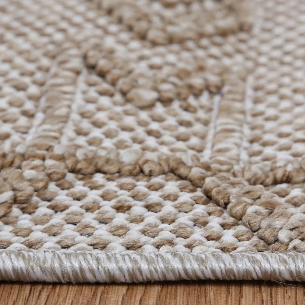 Vanuatu Kilifa Beige Tribal Flatweave Rug