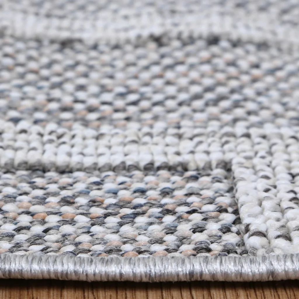 Vanuatu Suri Ash Geometric Flatweave Rug elegant durable design for any room easy maintenance versatile sizes available