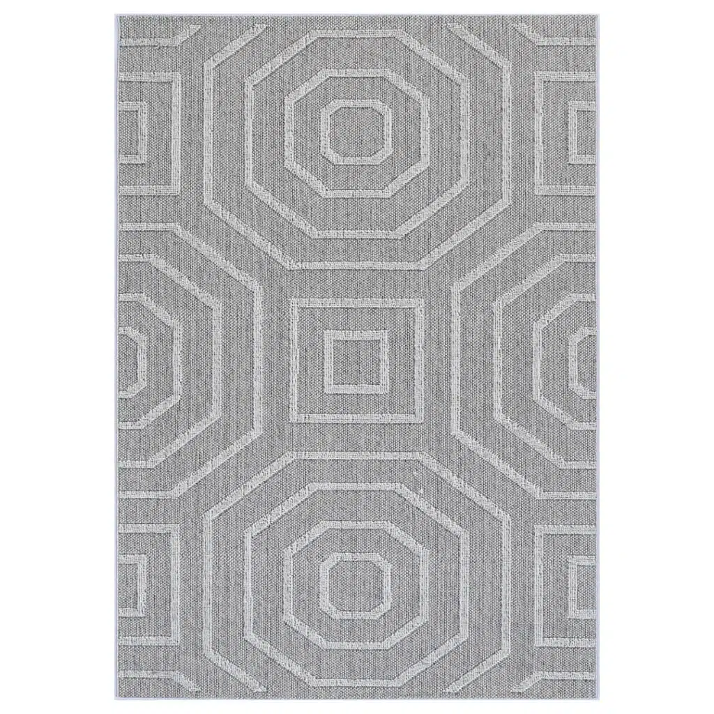 Vanuatu Suri Ash Geometric Flatweave Rug elegant durable design easy maintain flatwoven heatset polypropylene versatile sizes transform spaces