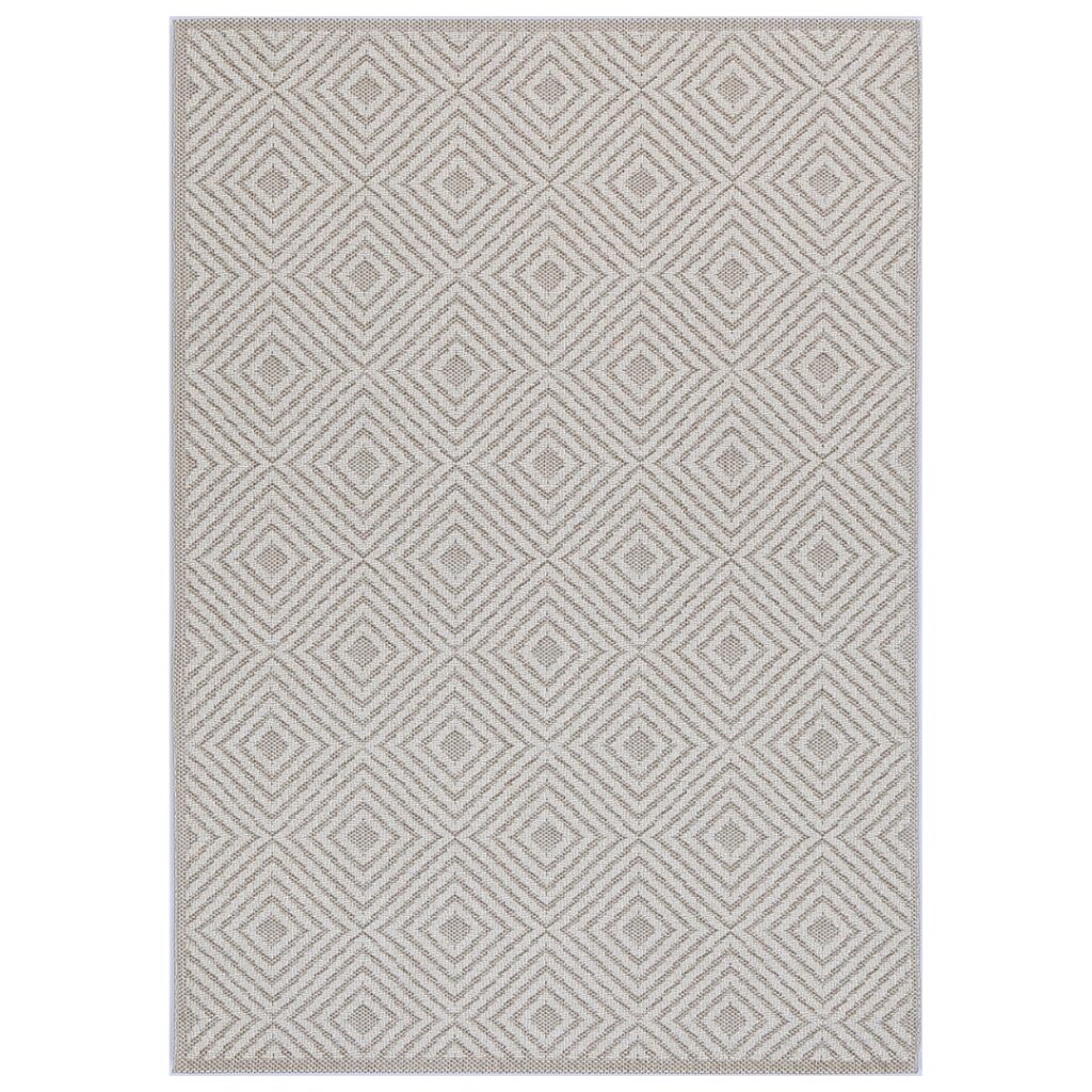 Vanuatu Wickham Beige Geometric Flatweave Rug indoor outdoor versatile easy clean stylish design