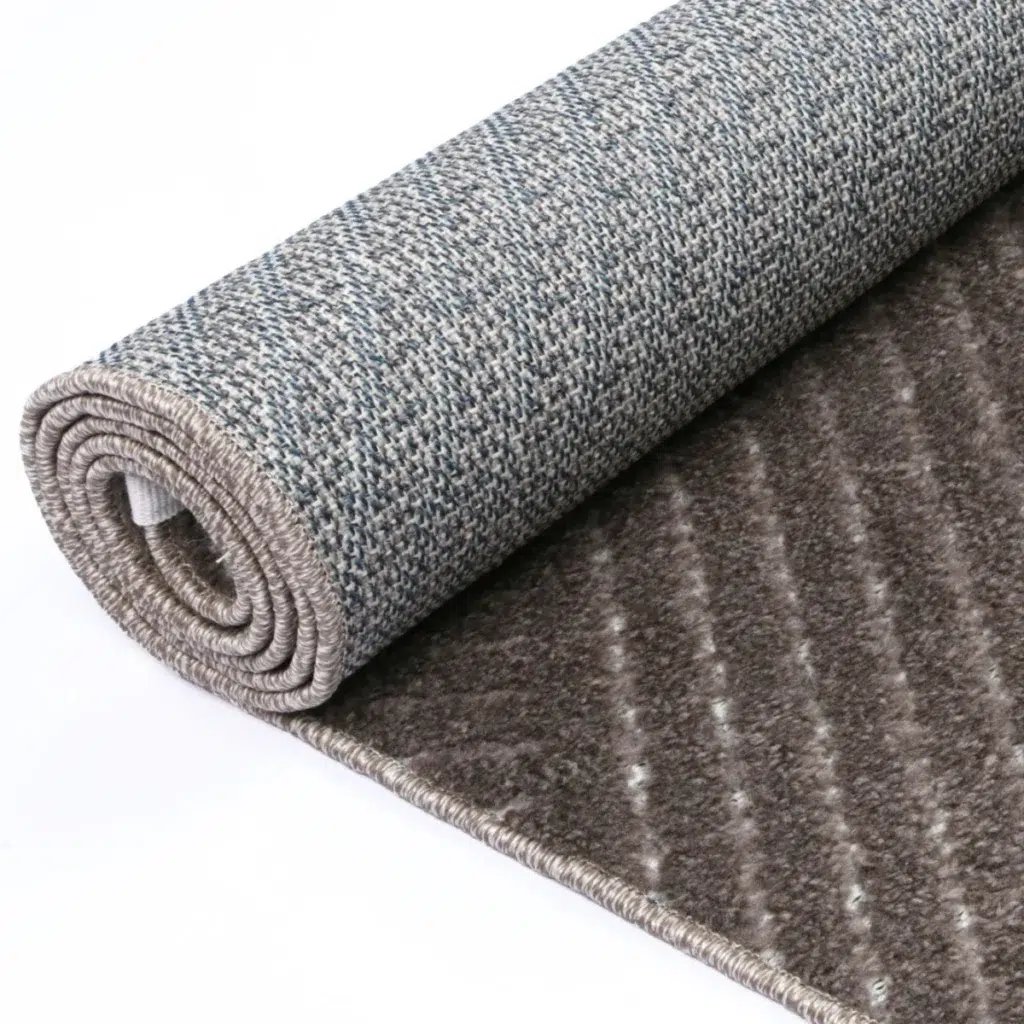 Ares Thasos Overlay Taupe Rug modern geometric design durable polypropylene easy clean stylish living room dining area bedroom