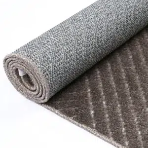 Ares Thasos Overlay Taupe Rug modern geometric design durable polypropylene easy clean stylish living room dining area bedroom