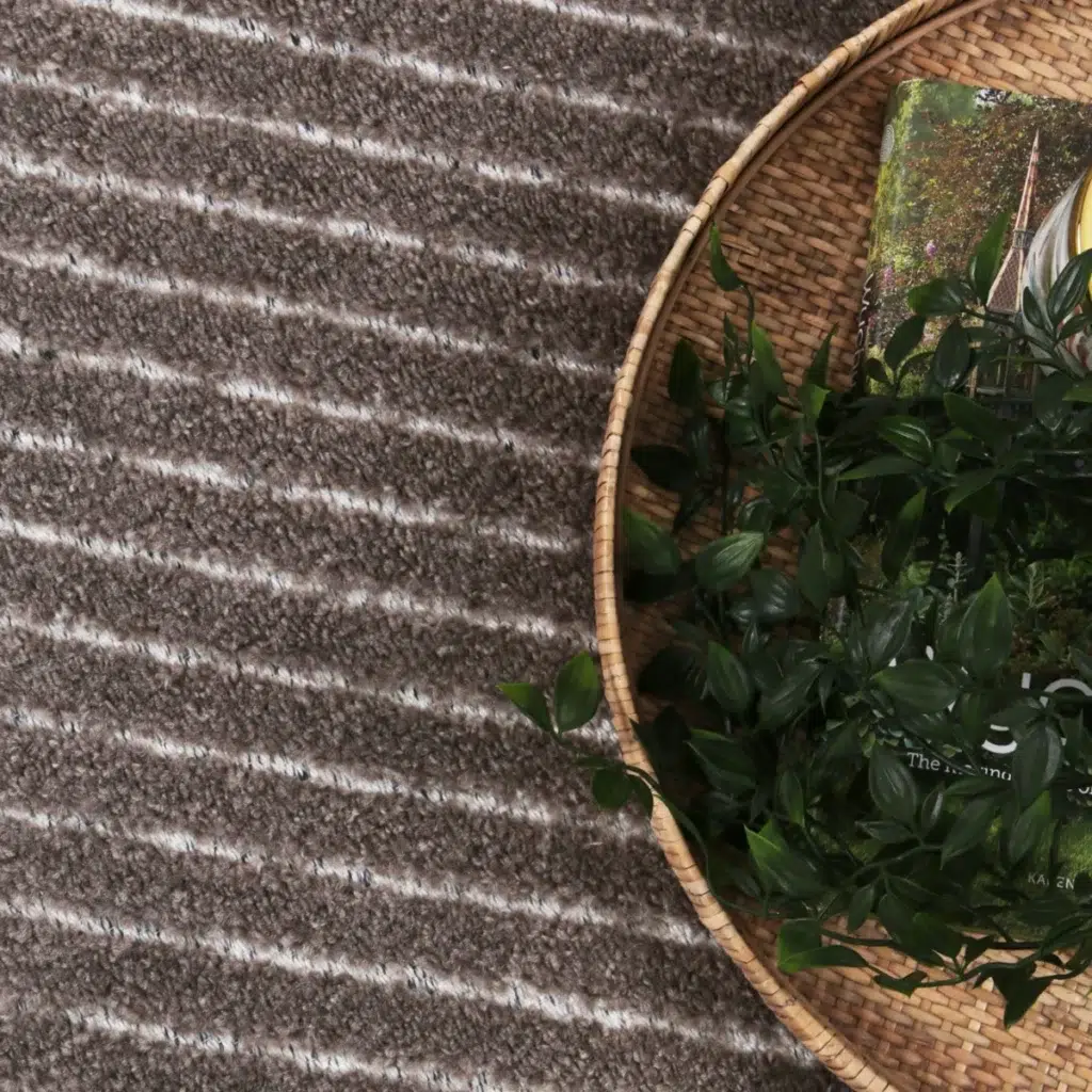 Ares Thasos Overlay Taupe Rug modern geometric design durable Polypropylene easy clean stylish living room dining area bedroom