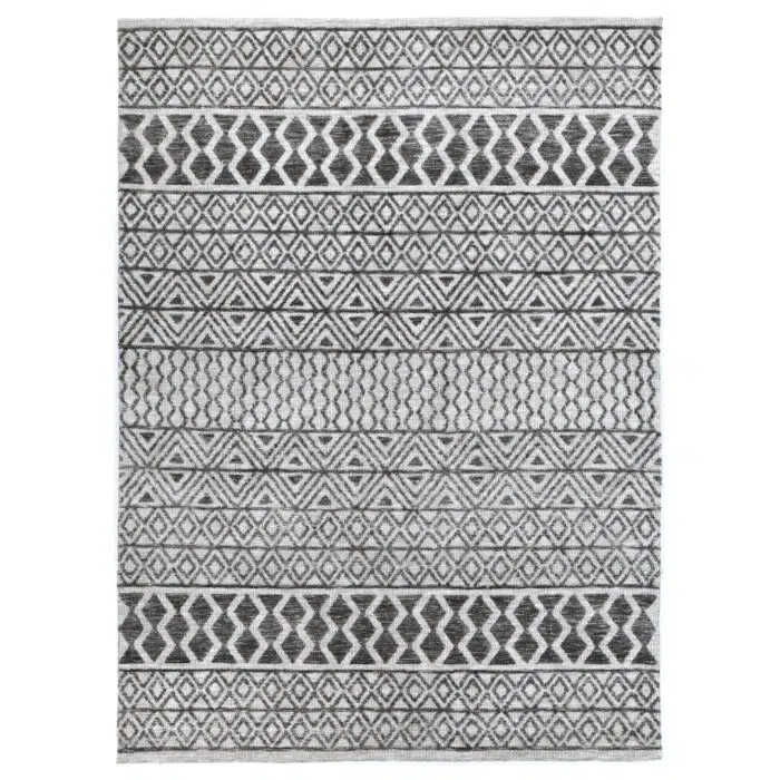 Amritsar Ramdass Grey Cotton Blend Rug