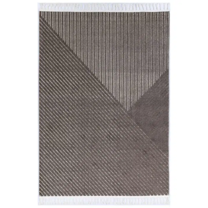 Ares Thasos Overlay Taupe Rug