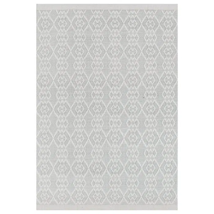 Copacabana Diamond Grey Wool Rug
