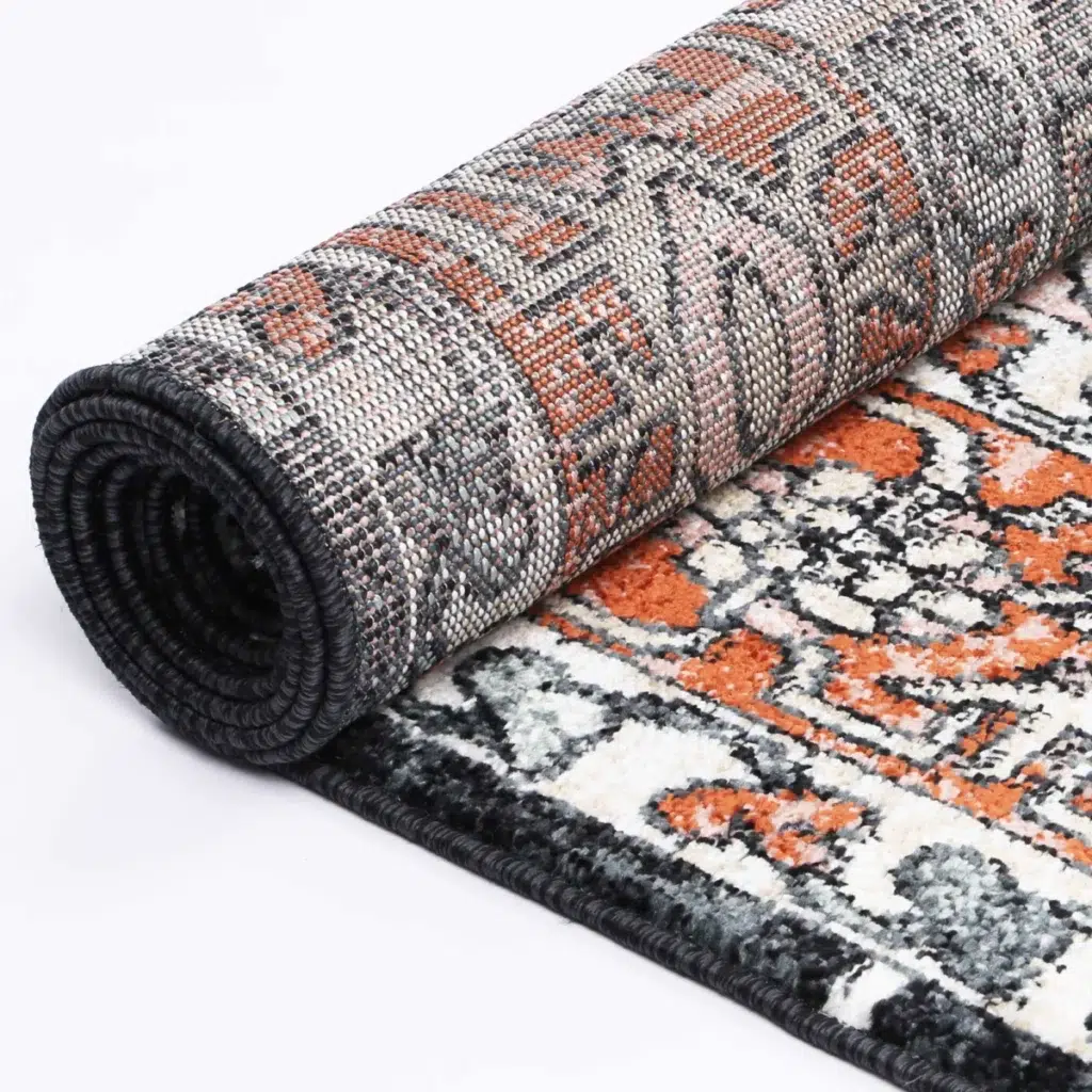 Estate Leoplda Traditional Black Rug regal elegance affordable price anti-static shed-free fibers luxurious durable high traffic areas