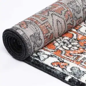 Estate Leoplda Traditional Black Rug regal elegance affordable price anti-static shed-free fibers luxurious durable high traffic areas