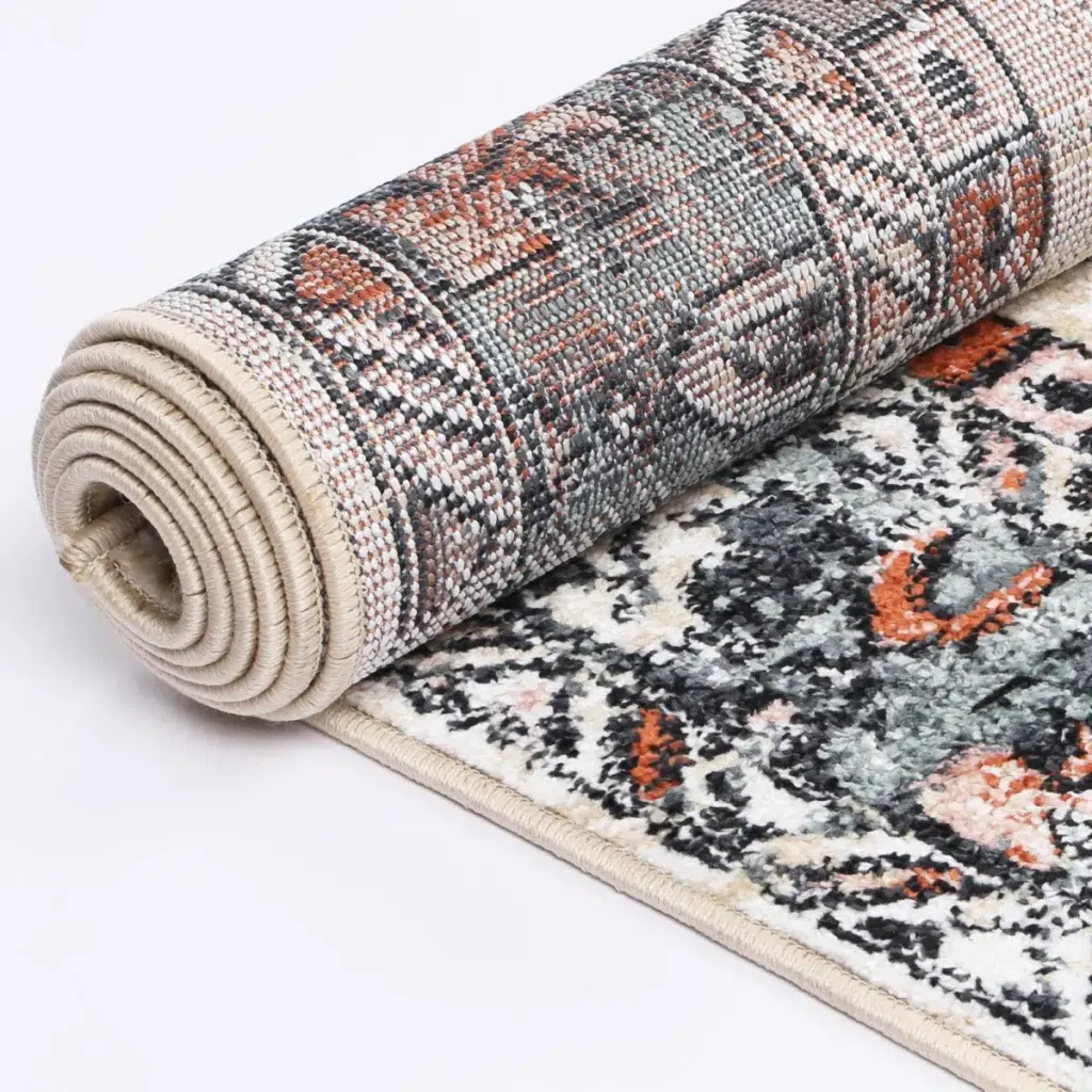 Estate Manor Traditional Beige Rug elegant design timeless charm anti-static shed-free fibers luxury home decor