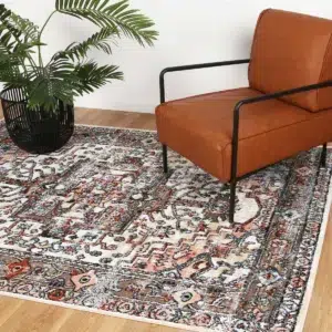 Estate Stonewall Traditional Beige Rug elegant design durable anti-static plush texture perfect for any home or office