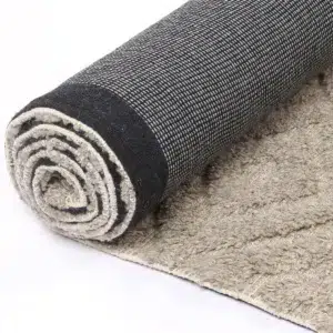 Handcrafted Goa Diamond Wool Blend Ash Rug enhances home decor with luxurious warmth and texture