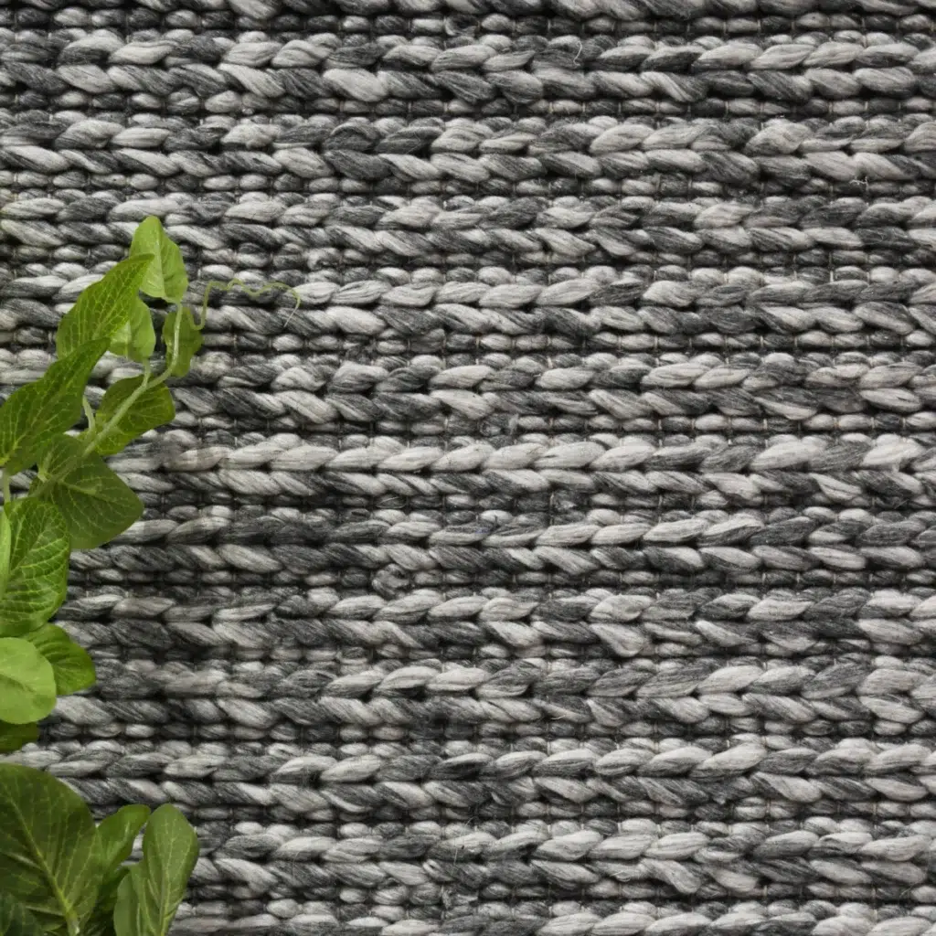 Harlow Cue Charcoal Wool Blend Rug soft texture elegant neutral colors hand loomed craftsmanship enhances any interior design