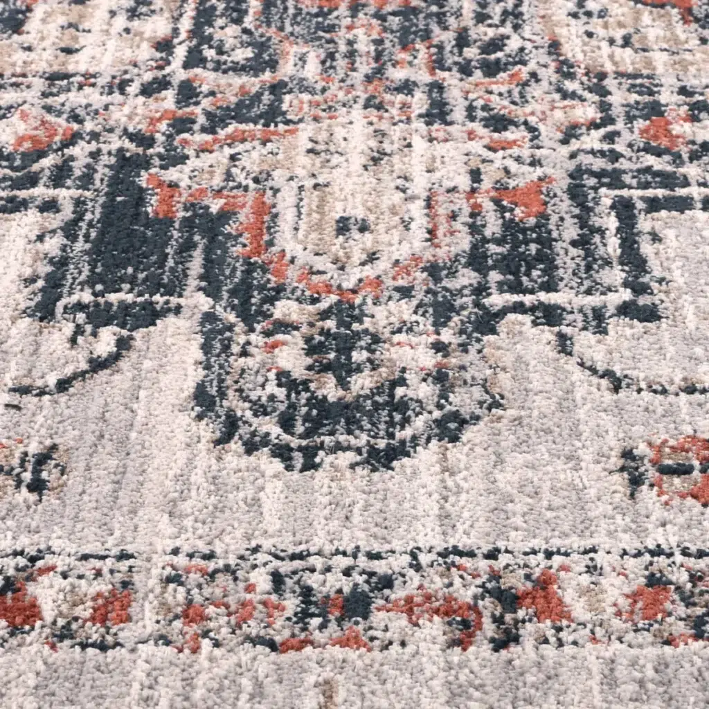 Havana Abajo Contemporary Grey Blue Rug soft luxurious comfort elegant design durable high traffic areas