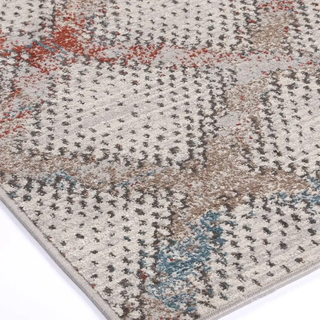 Luxury cream and gold Havana Corralillo rug soft underfoot perfect for living room comfort contemporary design durable Turkish craftsmanship