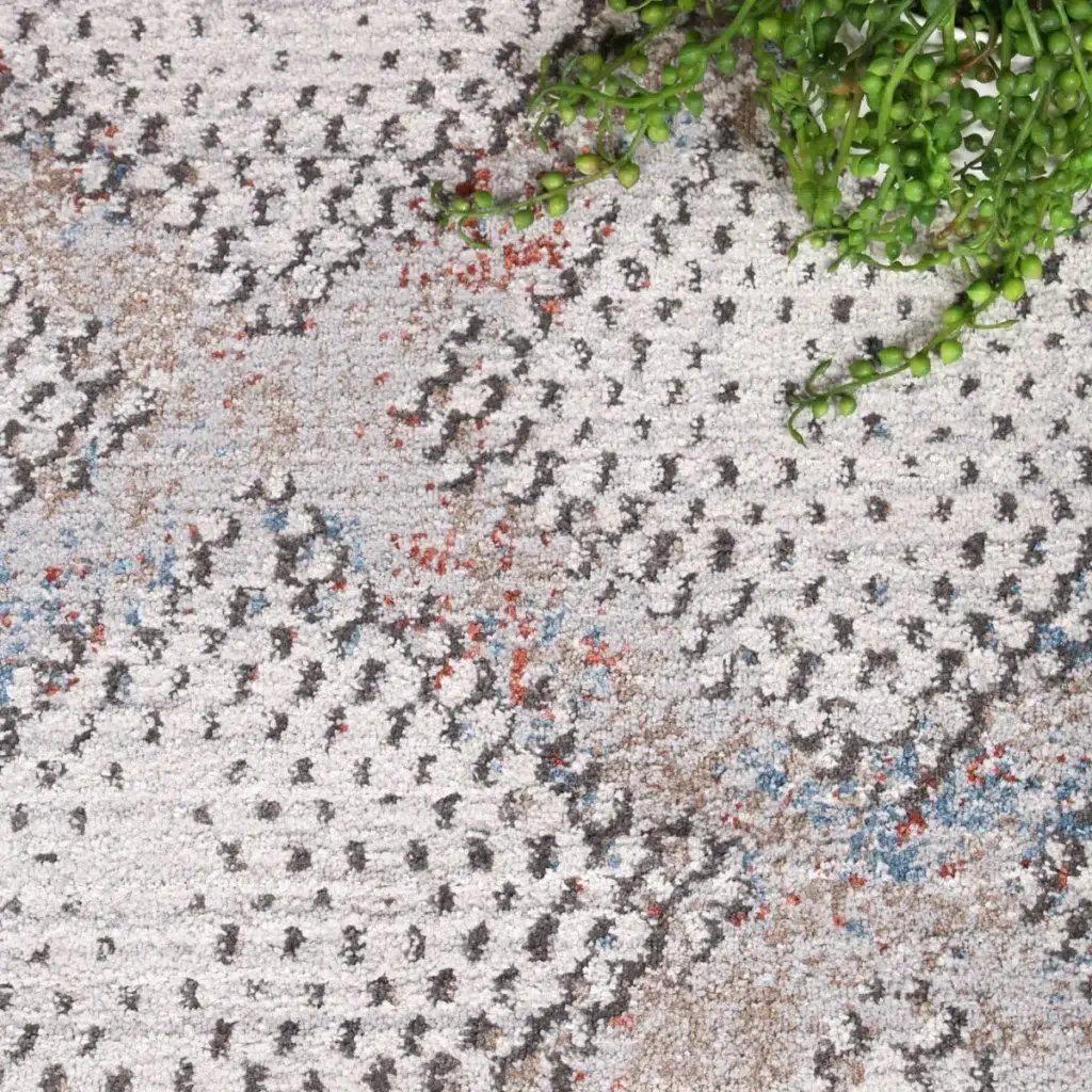 Luxury cream and gold Havana Corralillo contemporary rug soft underfoot perfect for living room comfort