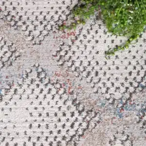 Luxury cream and gold Havana Corralillo contemporary rug soft underfoot perfect for living room comfort