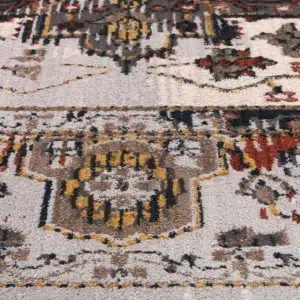 Havana Nazareno Transitional Grey Beige Rug soft durable construction versatile sizes enhance home aesthetic