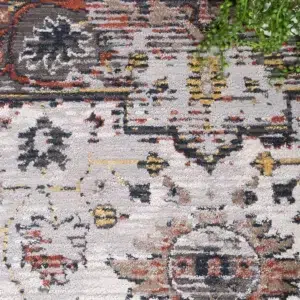 Havana Nazareno Transitional Grey Beige Rug soft durable high quality polyester perfect for living room bedroom dining area