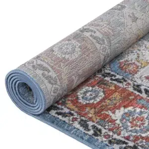 Havana Papian Transitional Charcoal Blue Rug soft polyester durable living room bedroom Cuban style