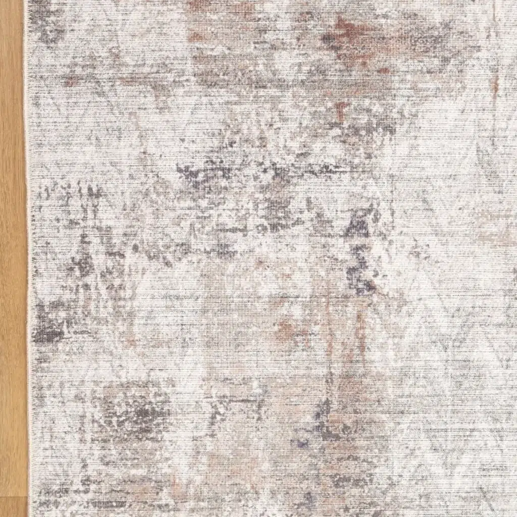 Eco friendly machine washable limestone rug for busy homes with kids and pets ideal for high traffic areas