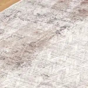 Eco friendly machine washable limestone rug for busy homes with kids and pets durable stain resistant design