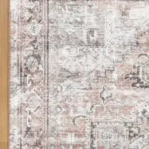 Machine washable rug easy to clean for busy families with kids and pets durable eco friendly construction