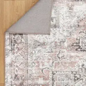 Machine washable rug Home Culture Amelie eco friendly durable for busy families with kids pets