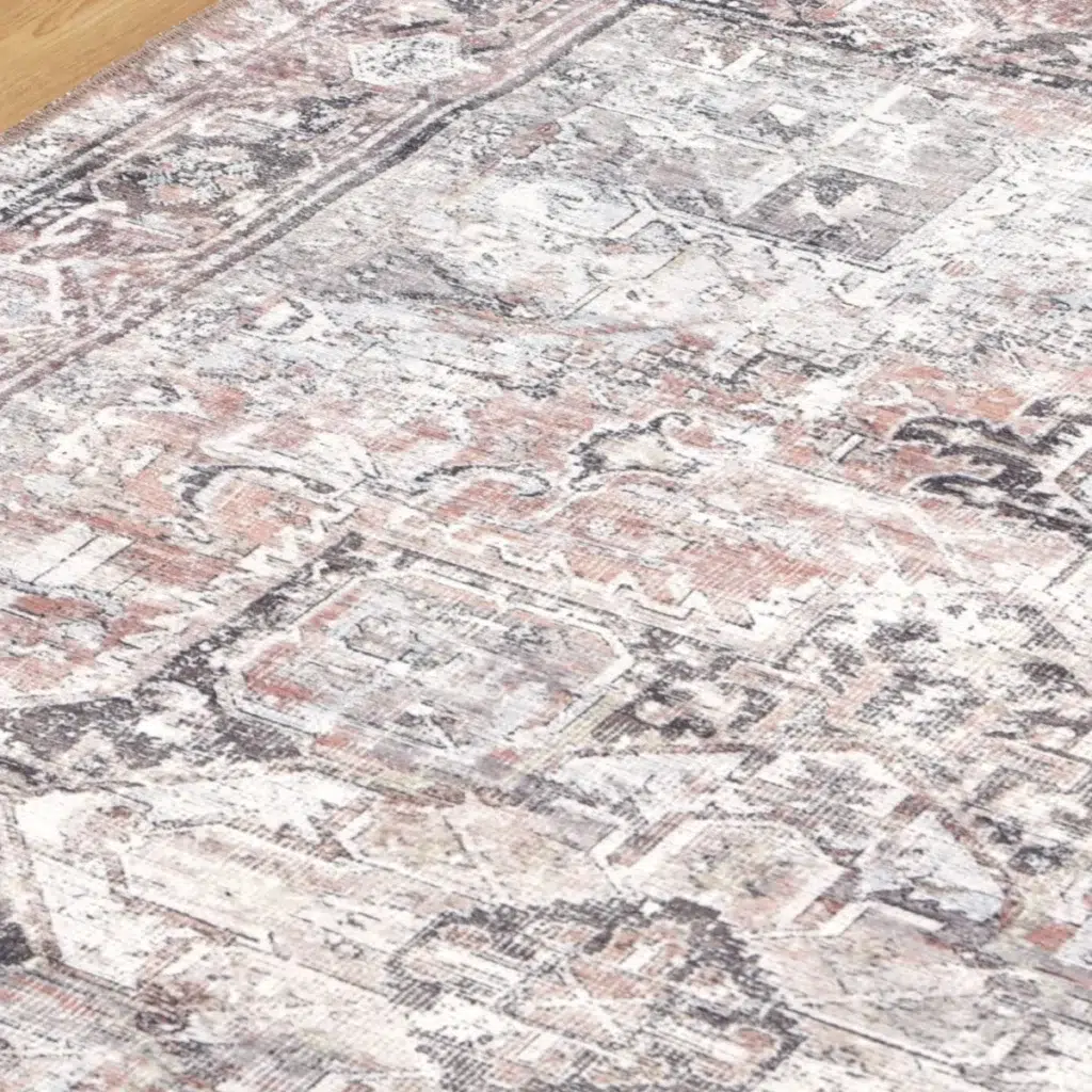 Machine washable rug Home Culture Amelie eco friendly durable stain resistant for busy families kids pets easy care high traffic areas