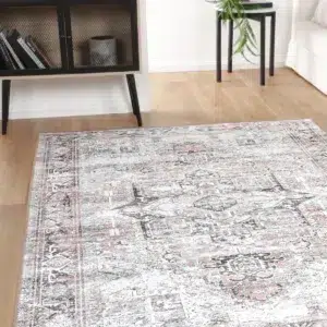 Eco friendly machine washable rug home culture Amelie easy clean durable for families kids pets