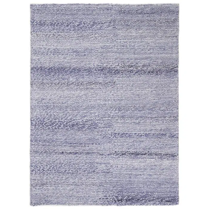 Harlow Loopy Blue Wool Blend Rug