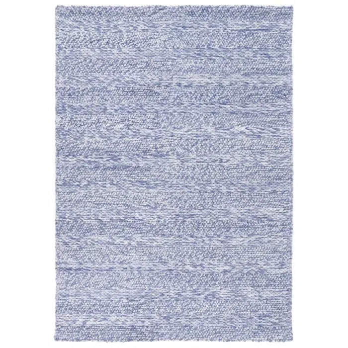 Harlow Ringlets Blue Wool Blend Rug