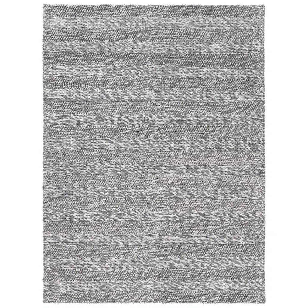 Harlow Ringlets Charcoal Wool Blend Rug soft textured comfort versatile neutral palette premium quality craftsmanship