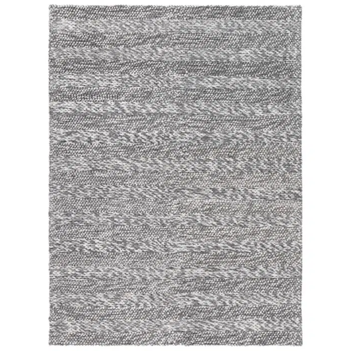 Harlow Ringlets Charcoal Wool Blend Rug