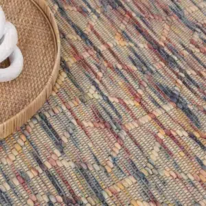 Handcrafted Copacabana Latice Multi Wool Rug soft felted wool polyester blend neutral tones flatwoven loop pile durable stylish living room bedroom decor