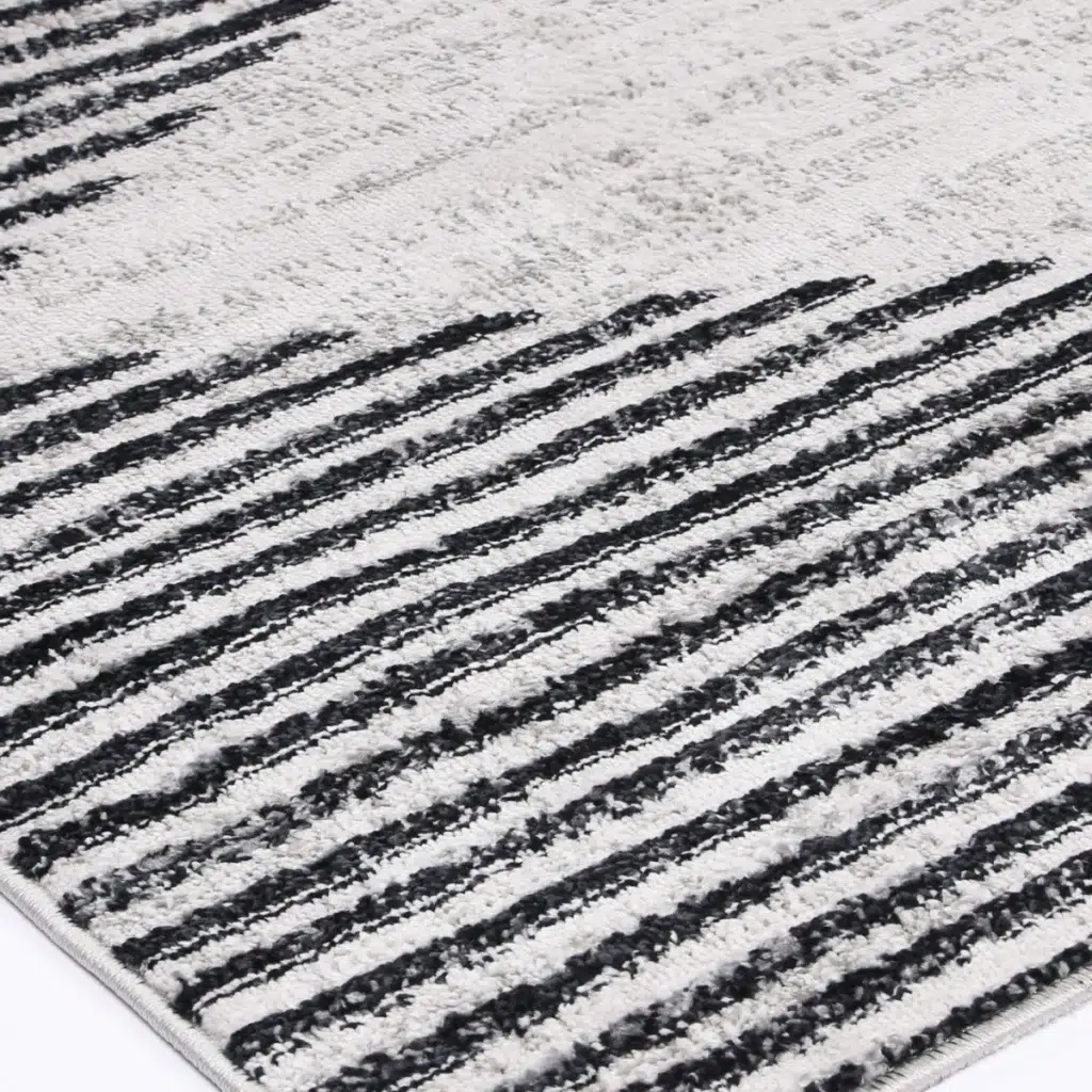 Kimberley Diamond Charcoal Contemporary Rug elegant modern design durable easy clean pile height 10mm soft touch perfect for any room